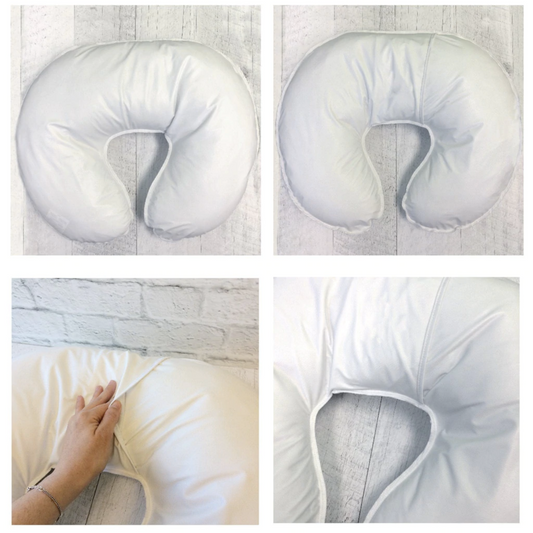 PERLIMPINPIN Nursing Pillow Waterproof Cover - White