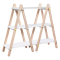 BABYLETTO Dottie Bookcase - White / Washed Natural