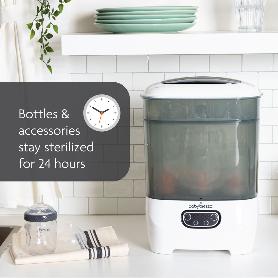 An advance one-step bottle sterilizer dryer