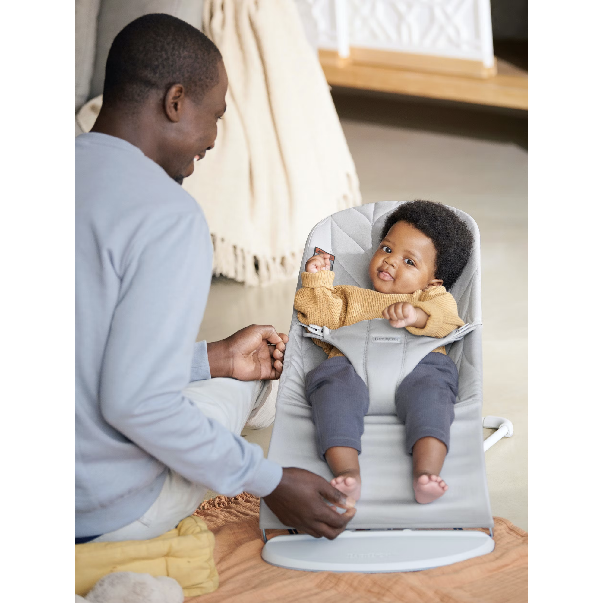 BABYBJÖRN Bouncer Bliss (Petal Quilt Cotton)