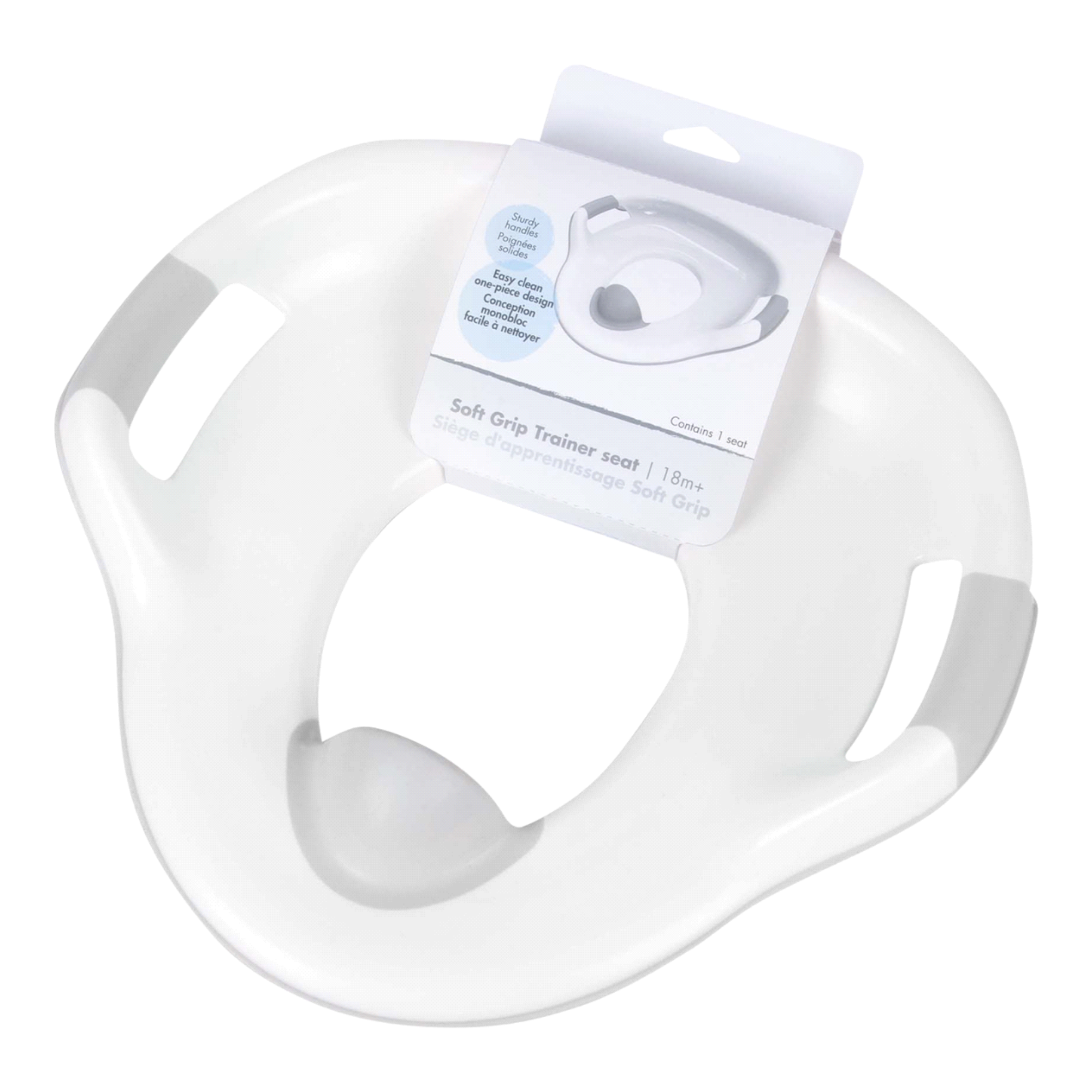 THE FIRST YEARS Soft Grip Toilet Trainer - Grey
