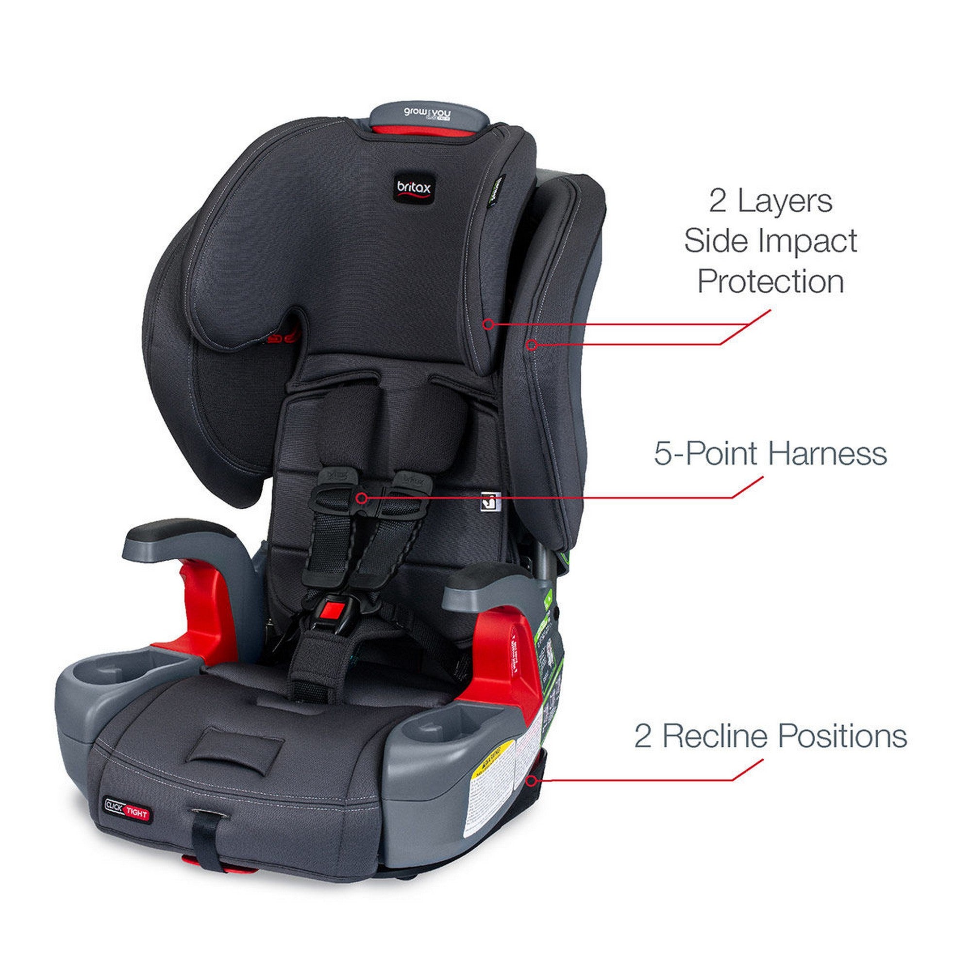 britax click n go Britax - Grow With You ClickTight - Cool N Dry
