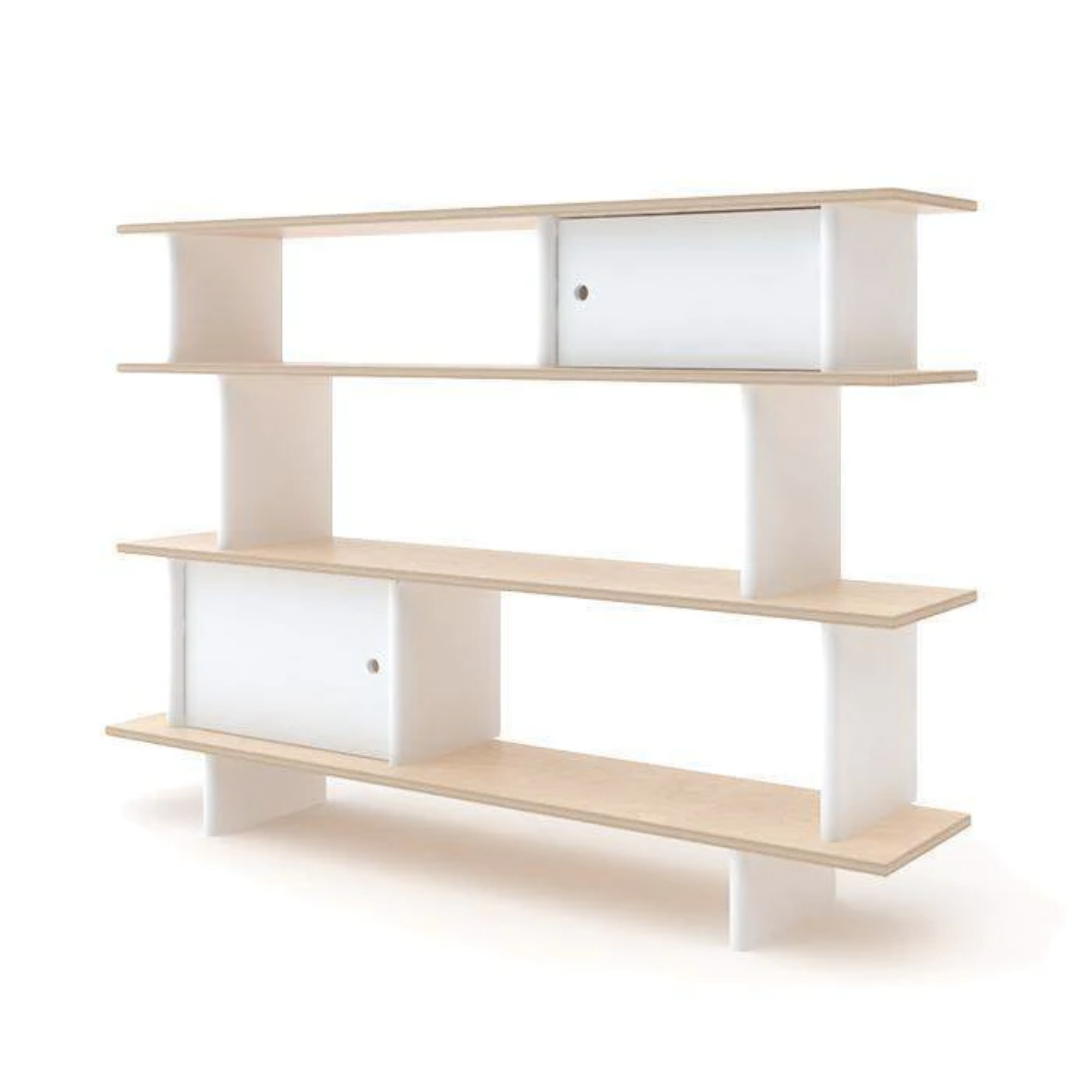 OEUF Mini Library - White/Birch
