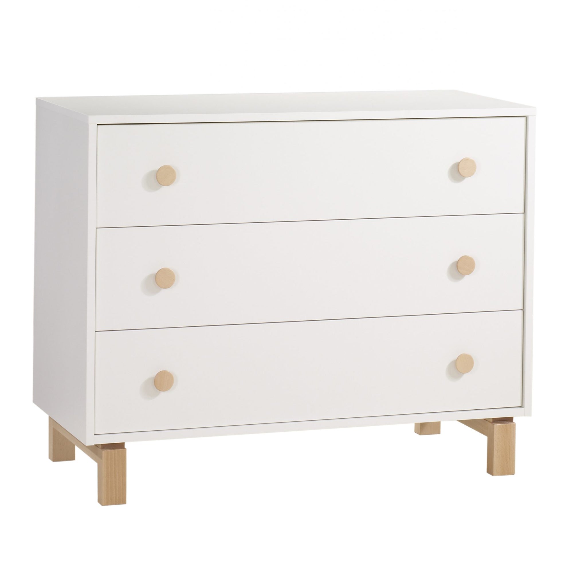 TULIP Bjorn Classic Crib and 3 Drawer Dresser XL (sold as a set only)