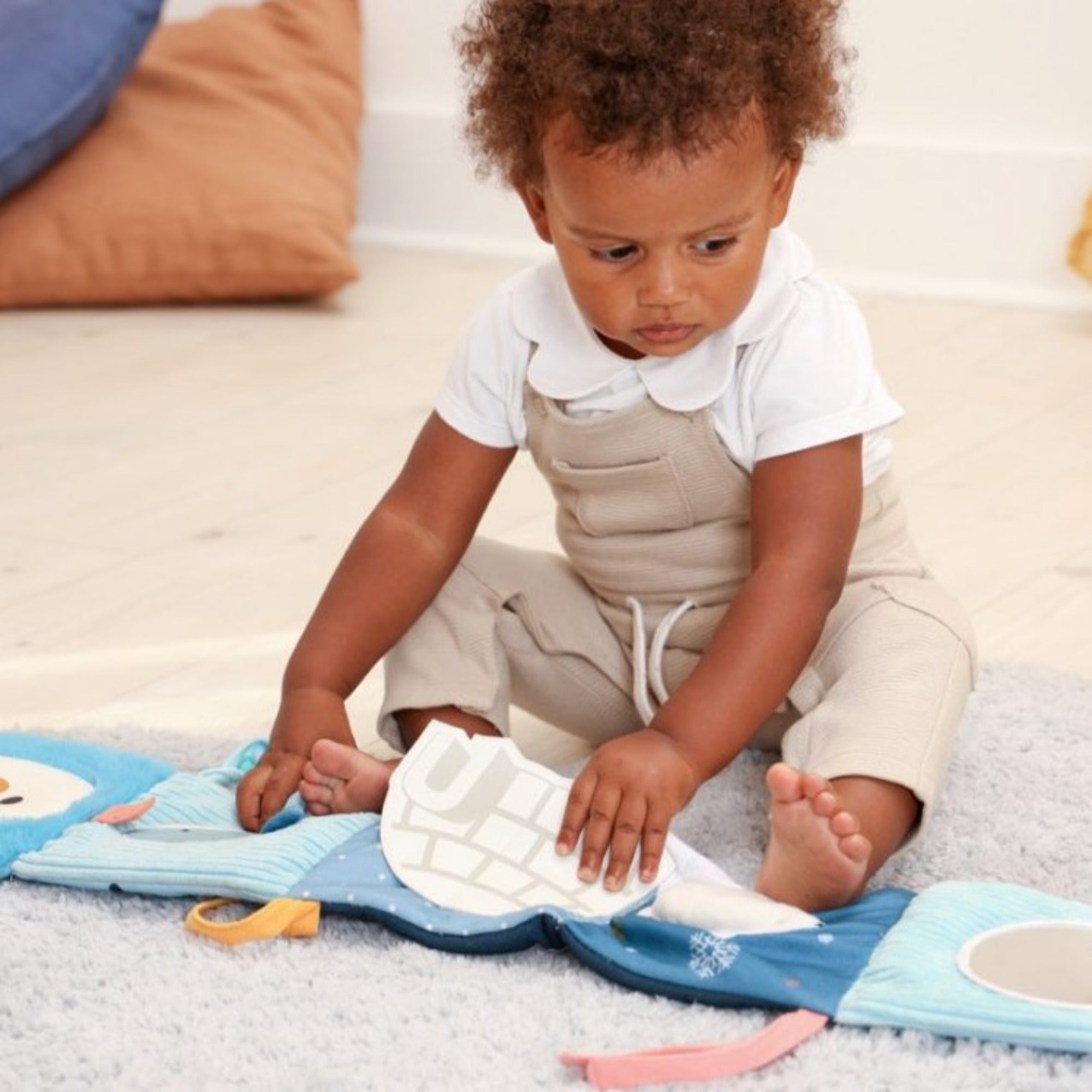 LITTLE  BIG FRIENDS Soft Activity Book 2 in 1 - Ocean