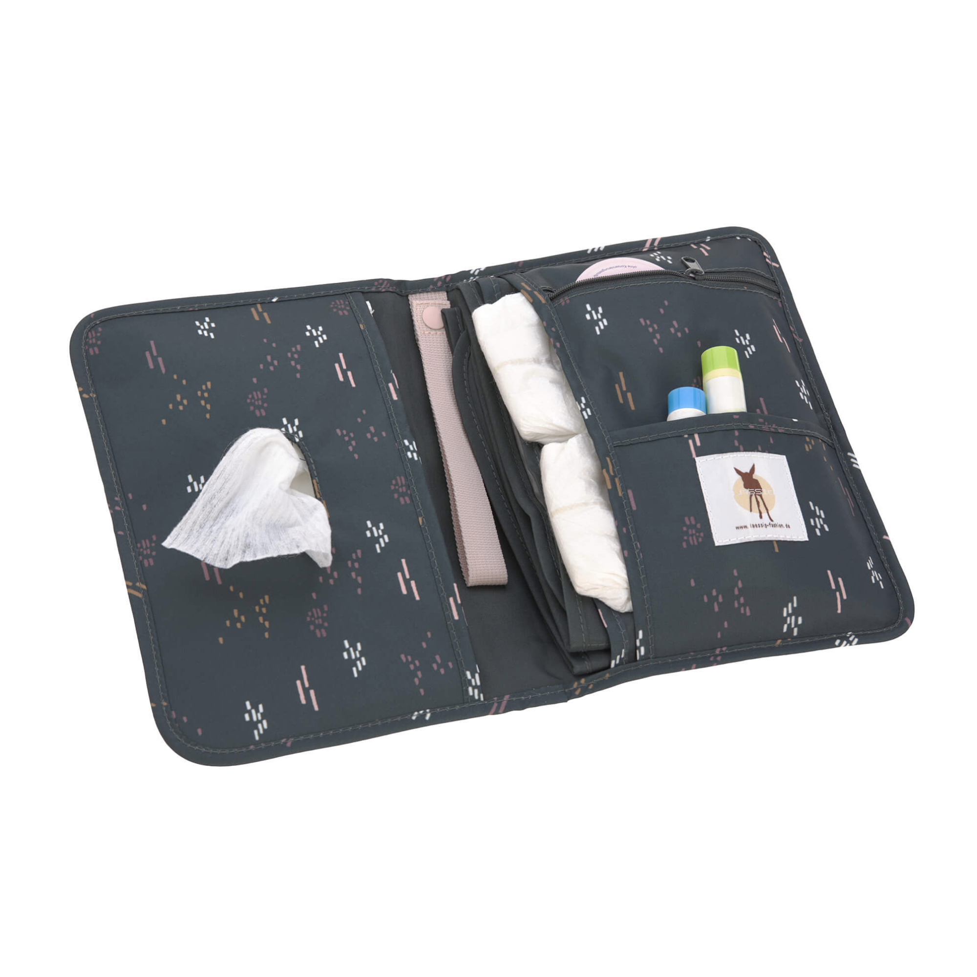 LASSIG Changing Pouch - Blob Forest