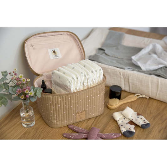 LASSIG Nursery Caddy To Go - Dots Curry