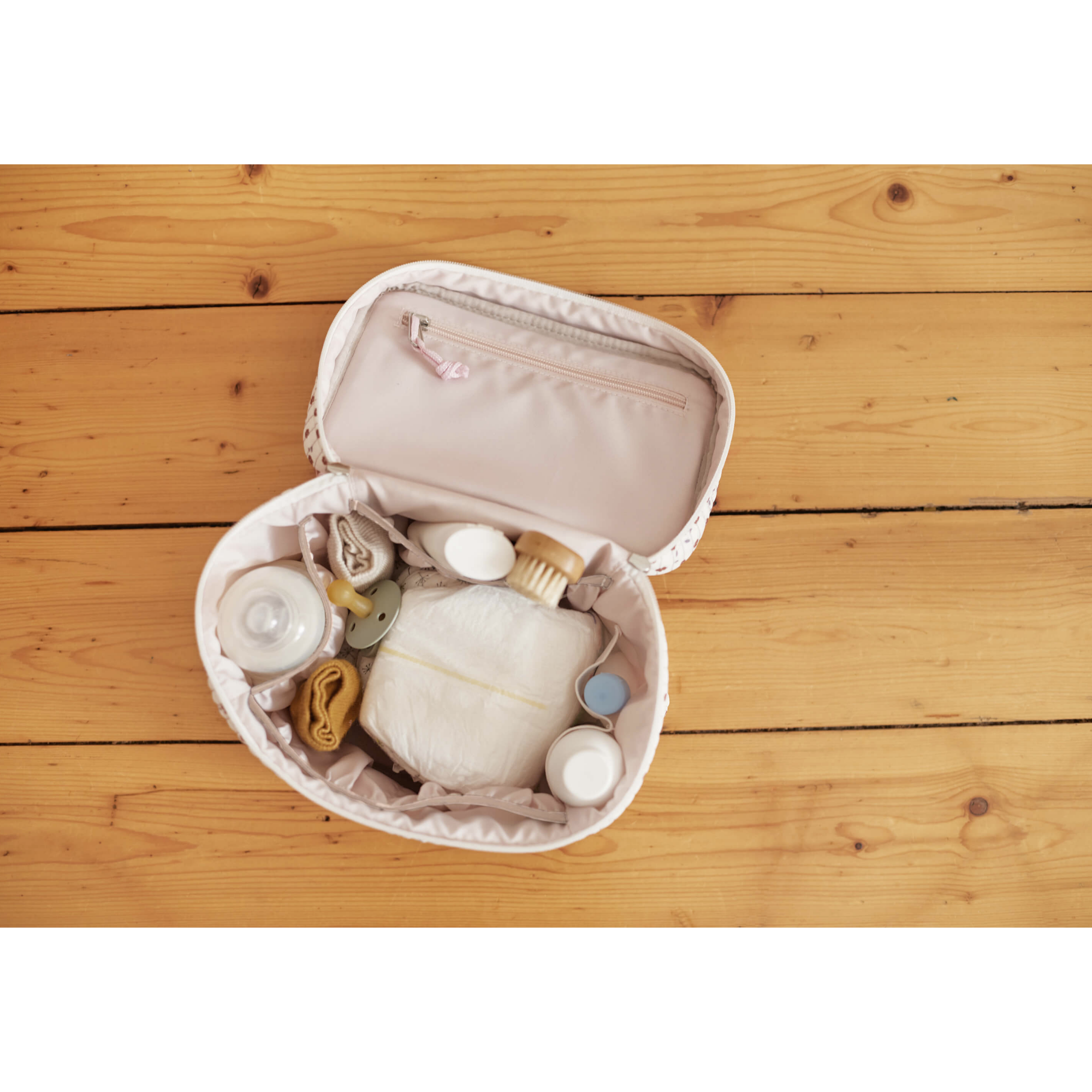 LASSIG Nursery Caddy To Go - Flowers White