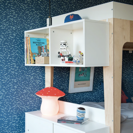 OEUF Perch Bunk Bed Twin Size - White/Birch