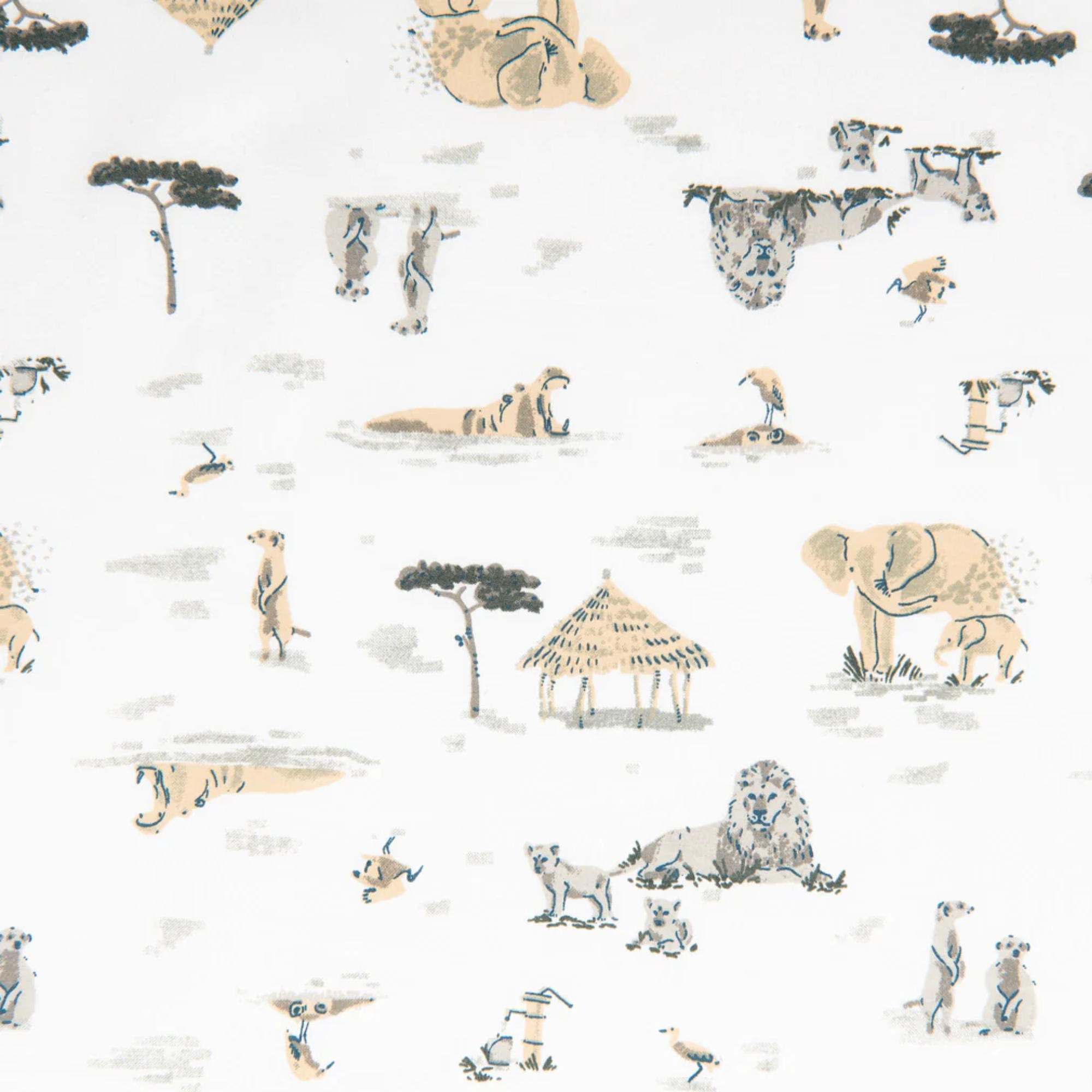 PERLIMPINPIN Nursing Pillow - Safari