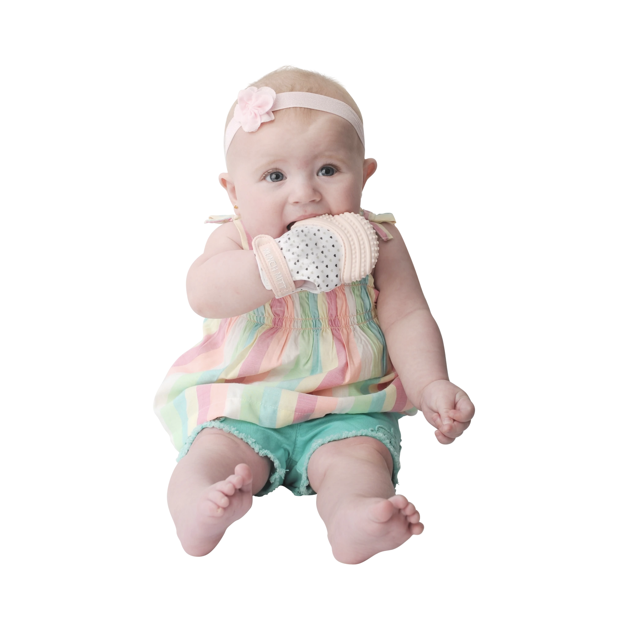 MALARKEY Munch Mitt - Pastel Pink/Hearts