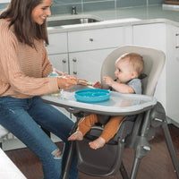 Thumbnail for CHICCO Polly Space-Saving Fold High Chair - Black