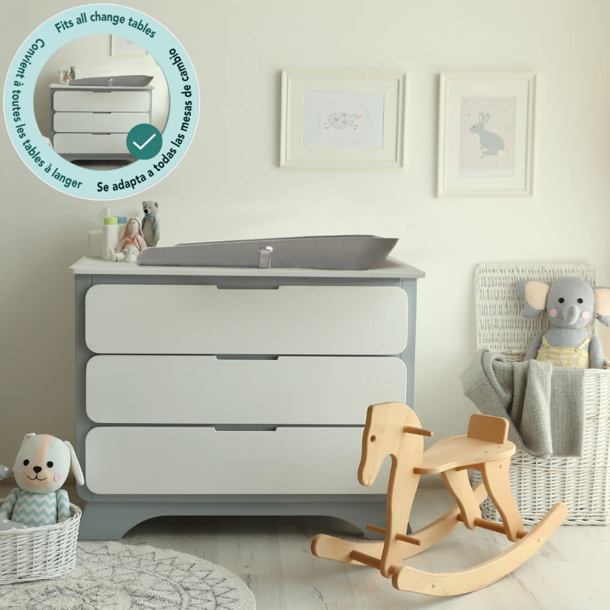 BABY WORKS Deluxe Foam Change Pad