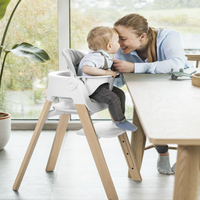 Vignette pour STOKKE Chaise Steps - Assise Blanche