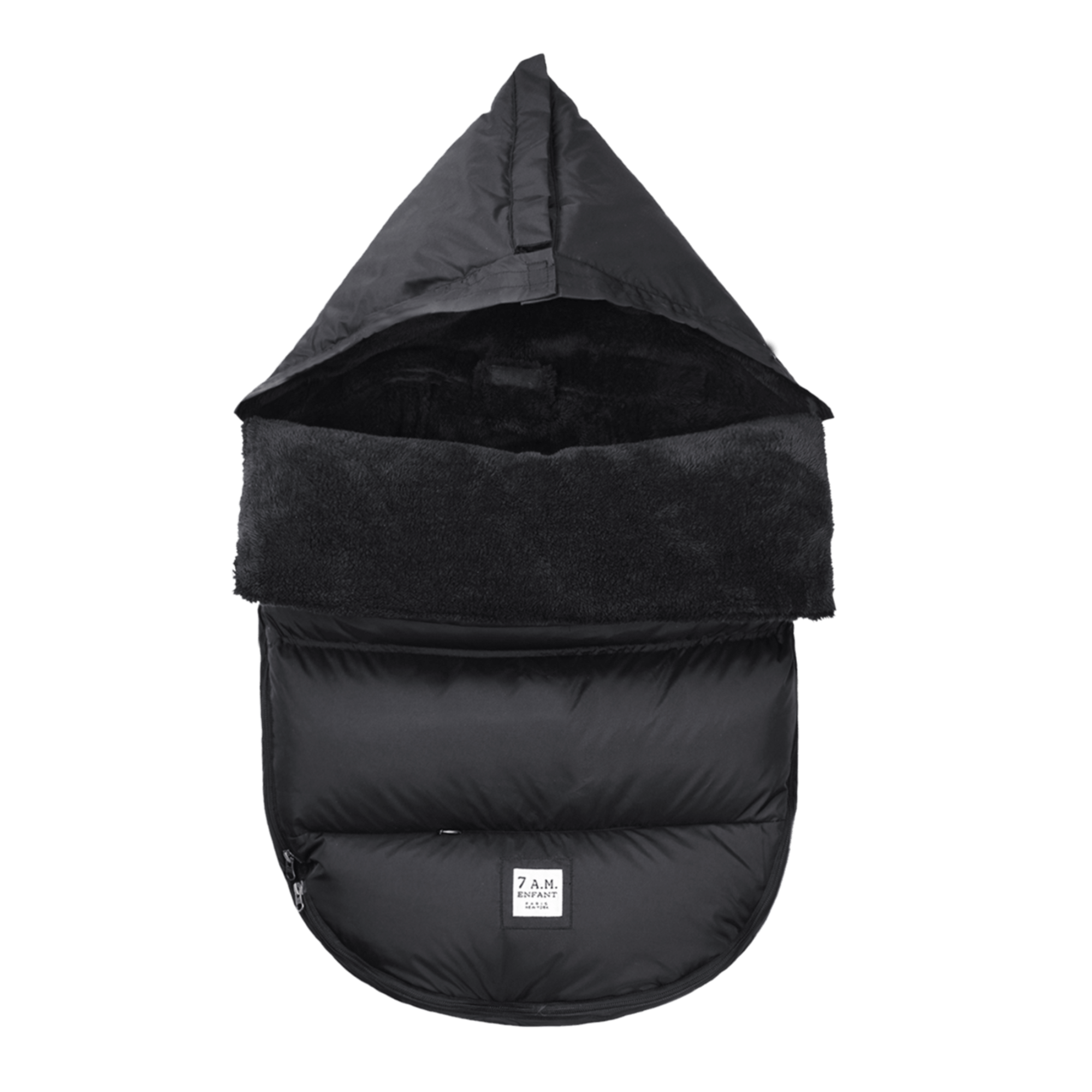 7AM ENFANT PlushPOD (1-18M) - Black Plush