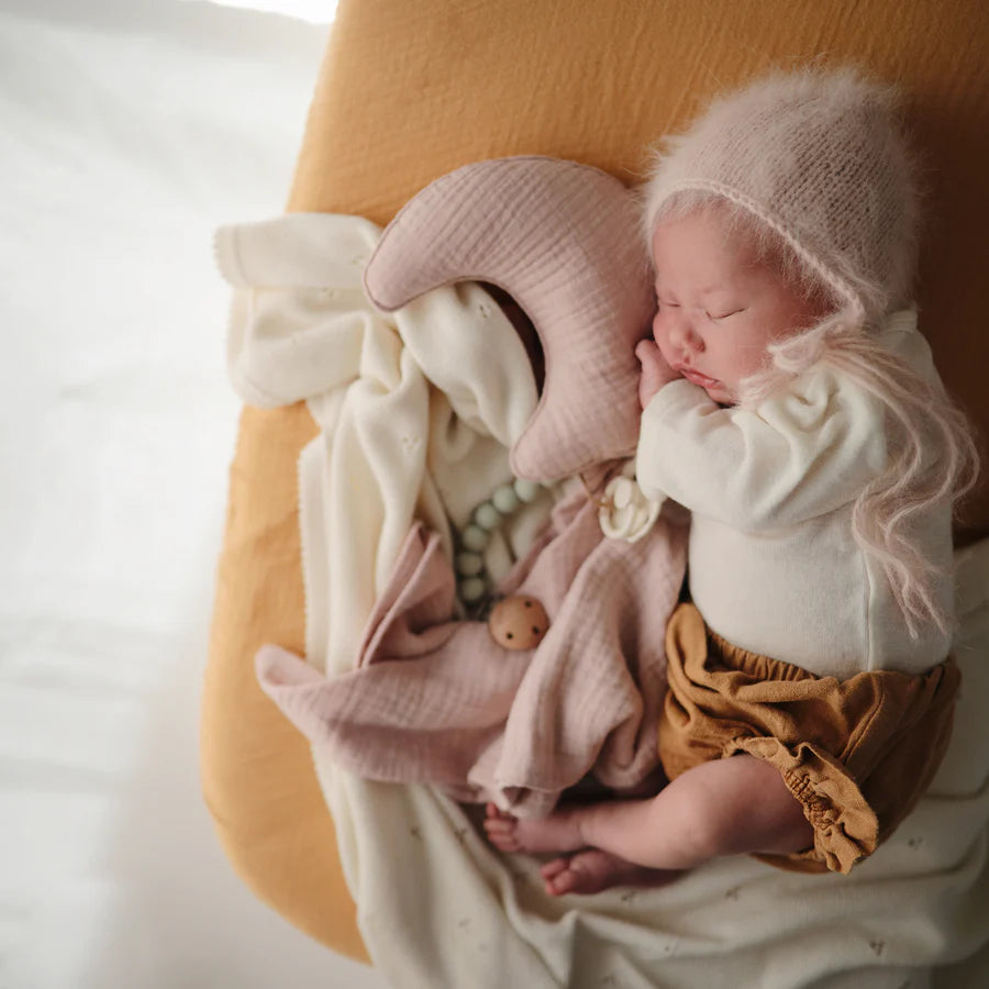 MUSHIE Extra Soft Muslin Crib Sheet