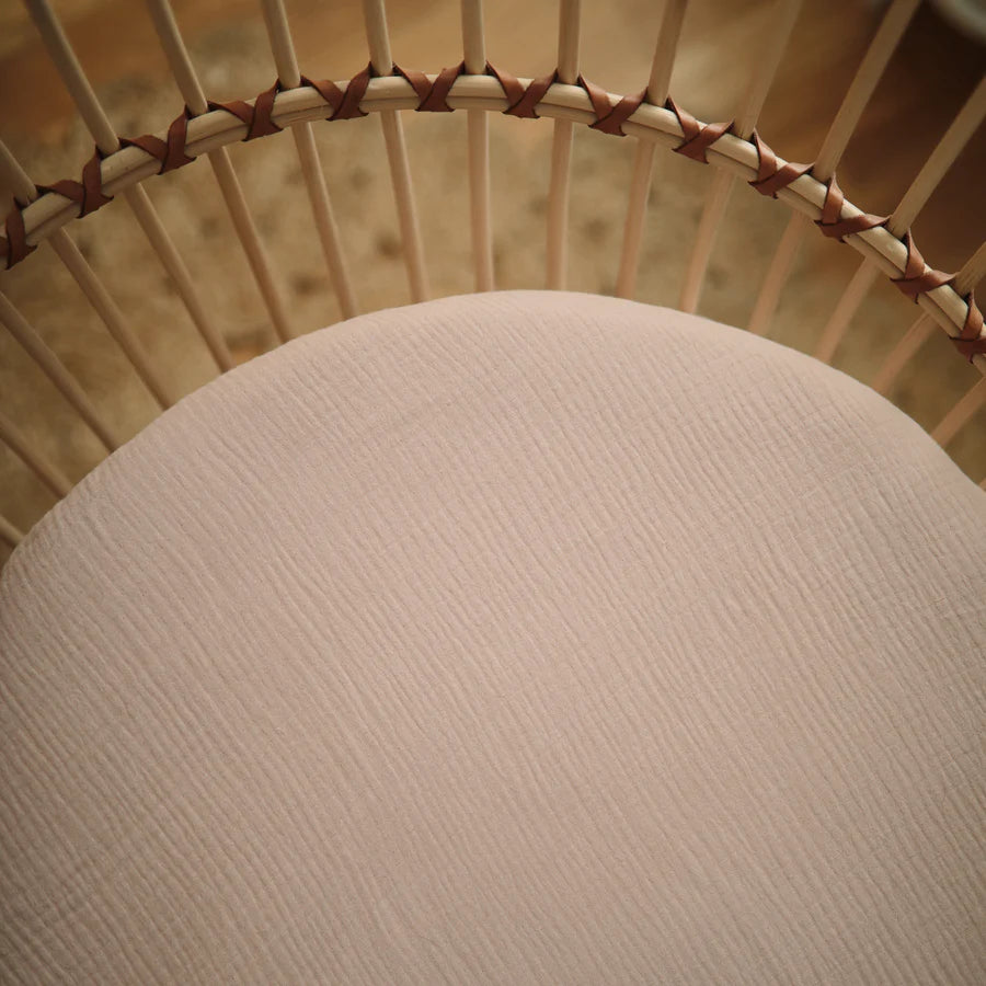 Drap en mousseline extra doux pour berceau MUSHIE