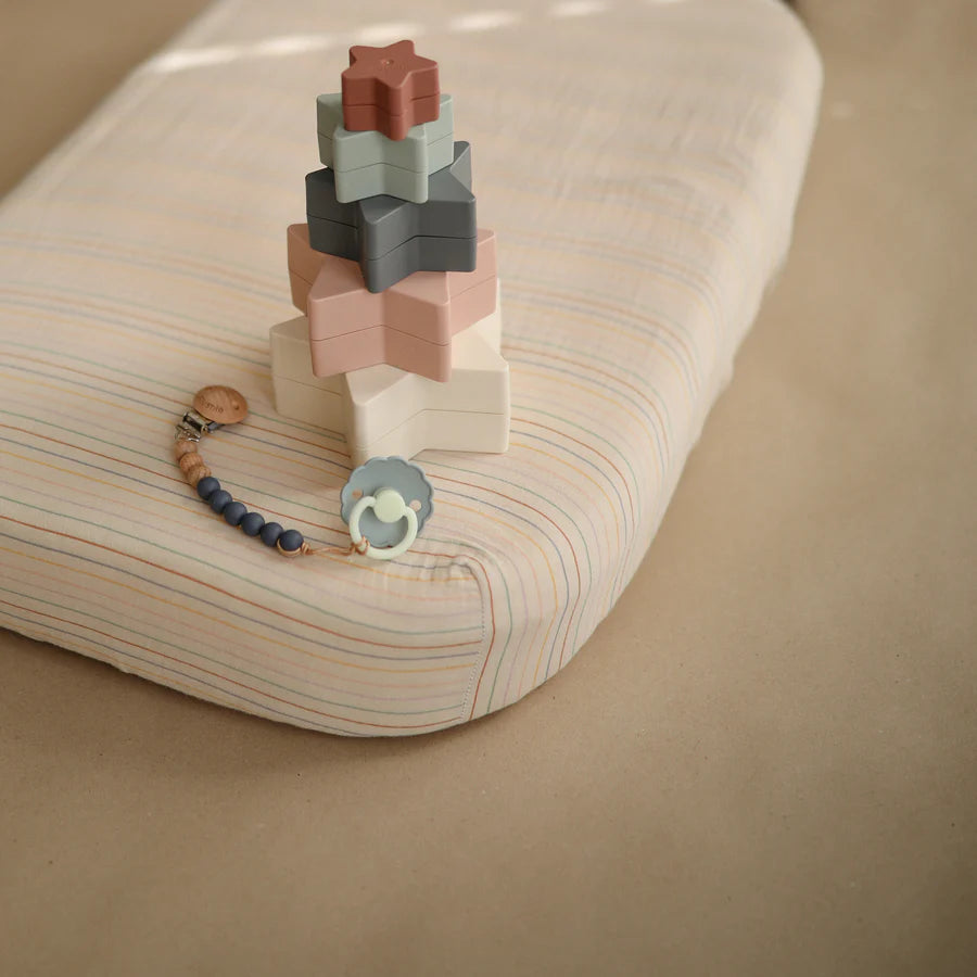 MUSHIE Extra Soft Muslin Crib Sheet