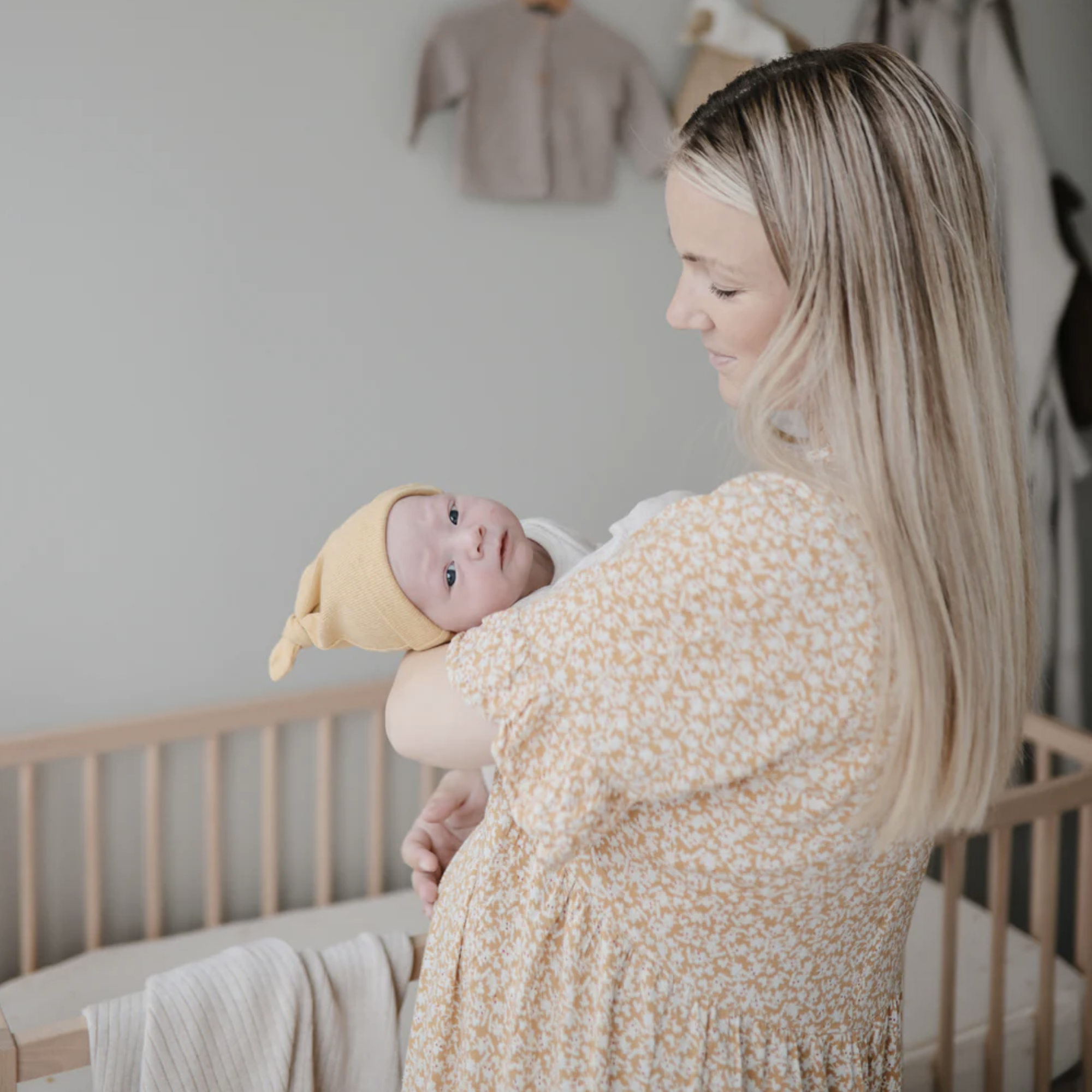 MUSHIE Ribbed Baby Beanie