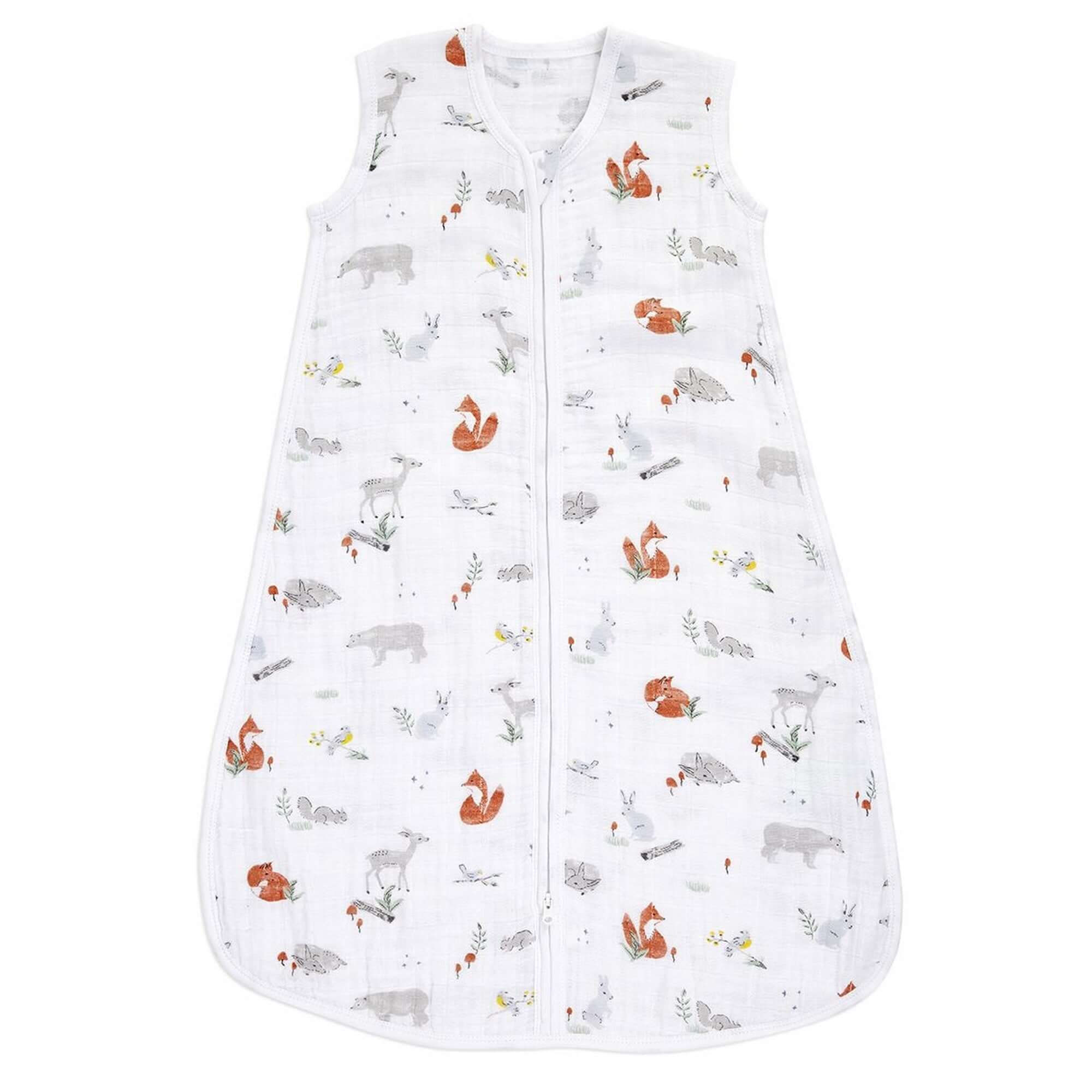 ADEN + ANAIS Cotton Muslin Light Sleeping Bags 1Tog - Eco Forest