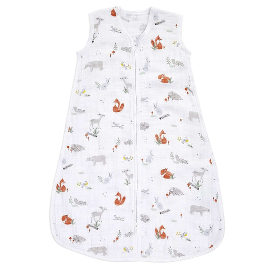 ADEN + ANAIS Cotton Muslin Light Sleeping Bags 1Tog - Eco Forest