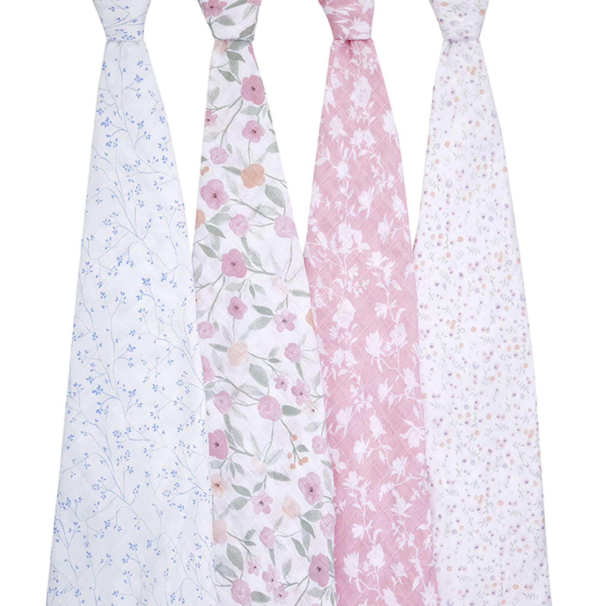 Four pack of printed Swaddle
