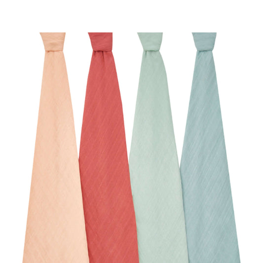 ADEN + ANAIS Organic Cotton Muslin Swaddle (4 Pk) - Mother Earth