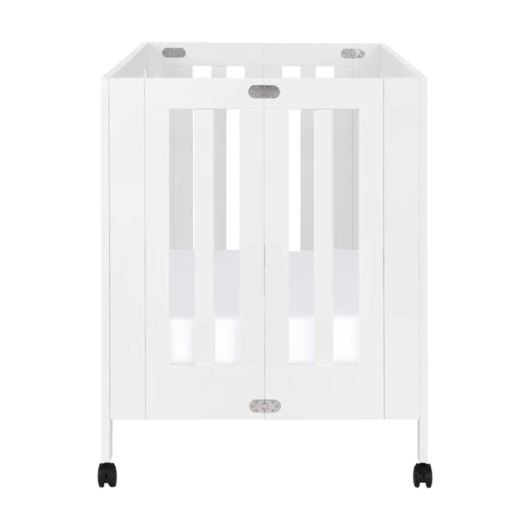 BABYLETTO Maki Full-Size Folding Crib w/ Toddler Bed Conversion Kit