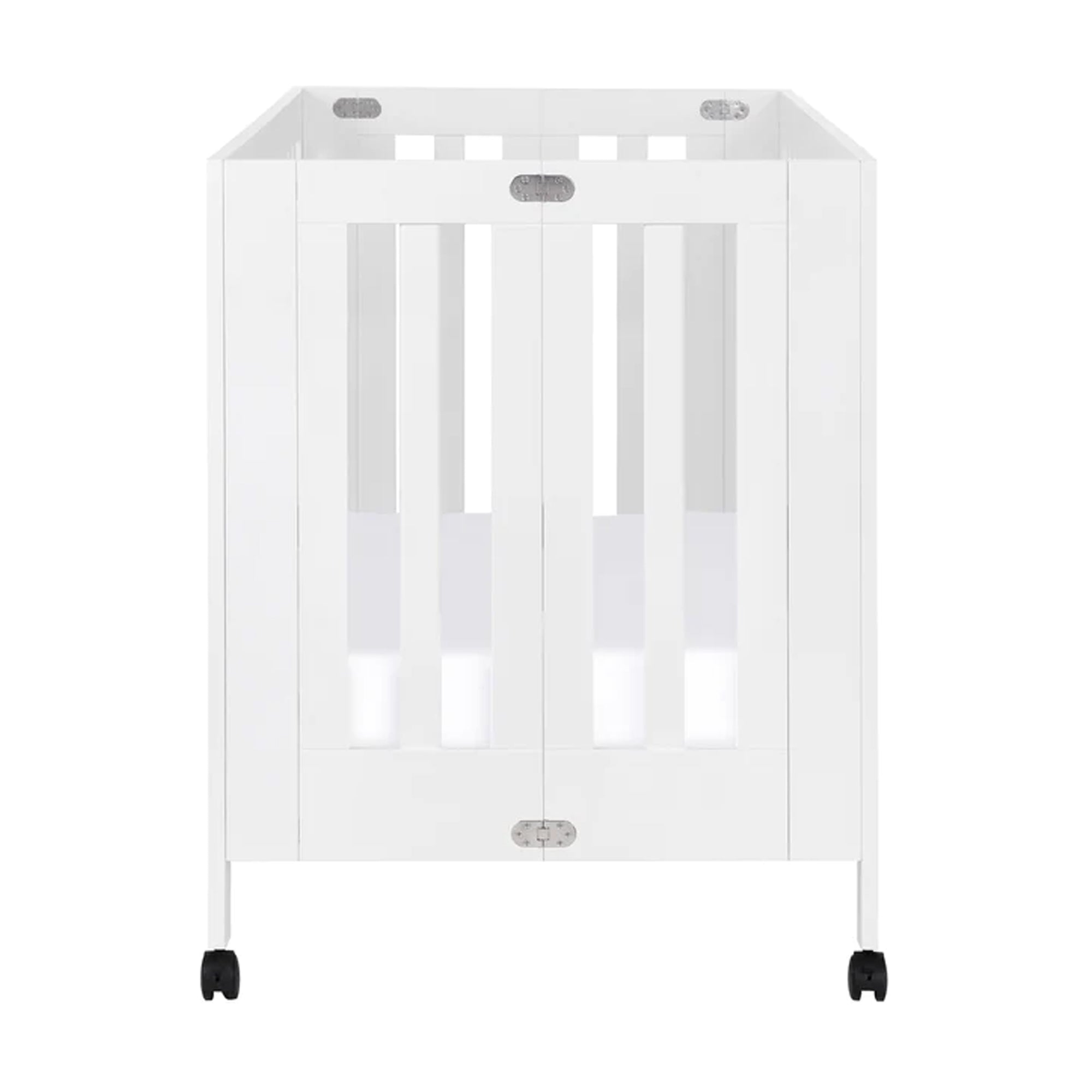 BABYLETTO Maki Full-Size Folding Crib w/ Toddler Bed Conversion Kit
