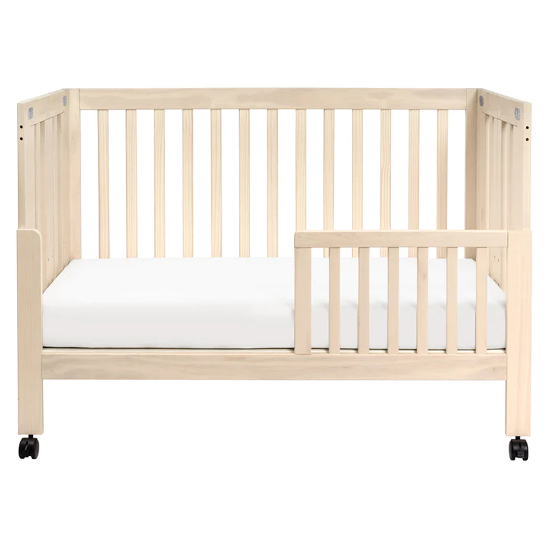 BABYLETTO Maki Full-Size Folding Crib w/ Toddler Bed Conversion Kit