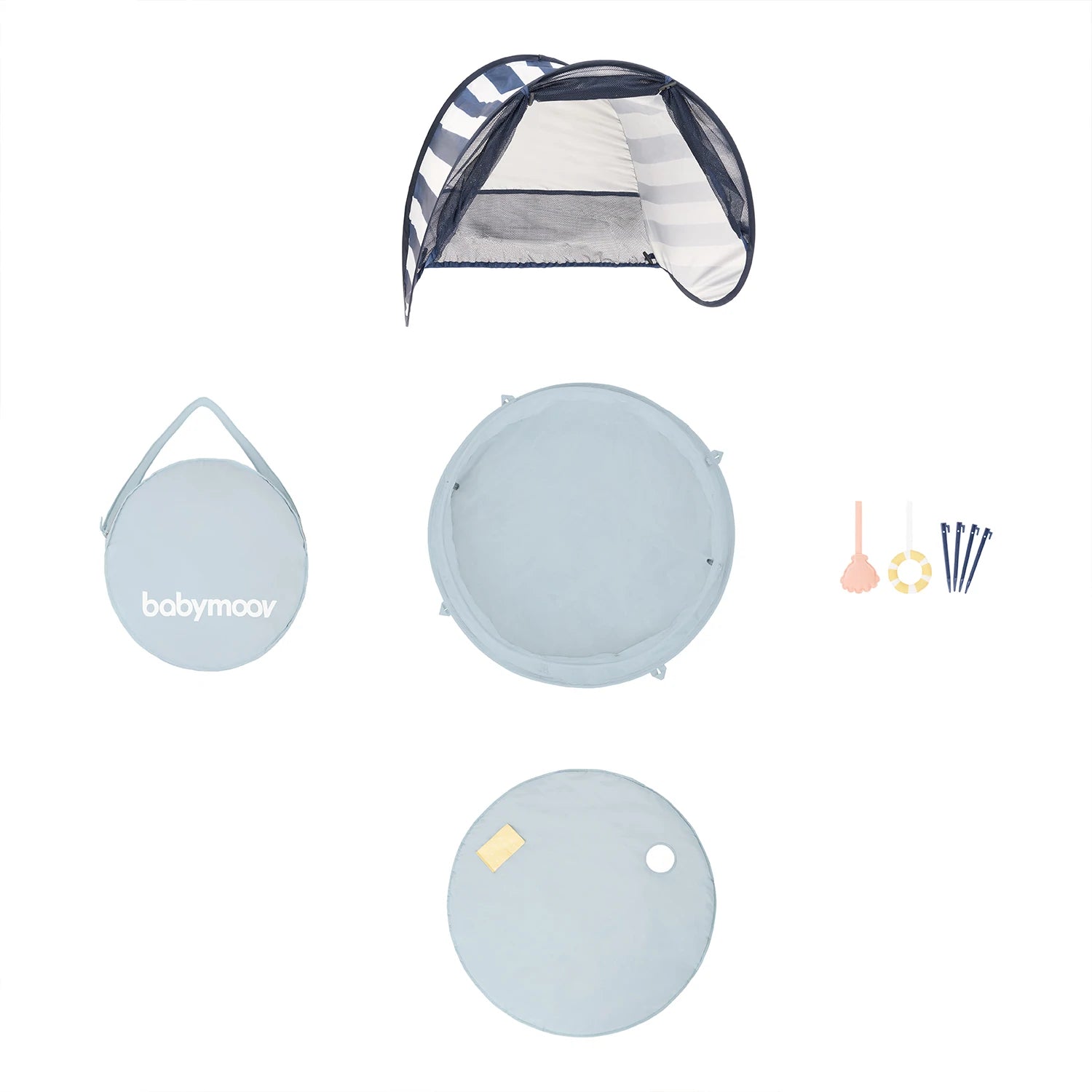 tente anti uv vertbaudet Babymoov - Anti-UV Tent Babyni - Marine