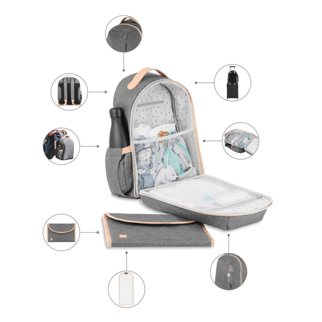 BABYMOOV Pyla Diaper Bag - Grey