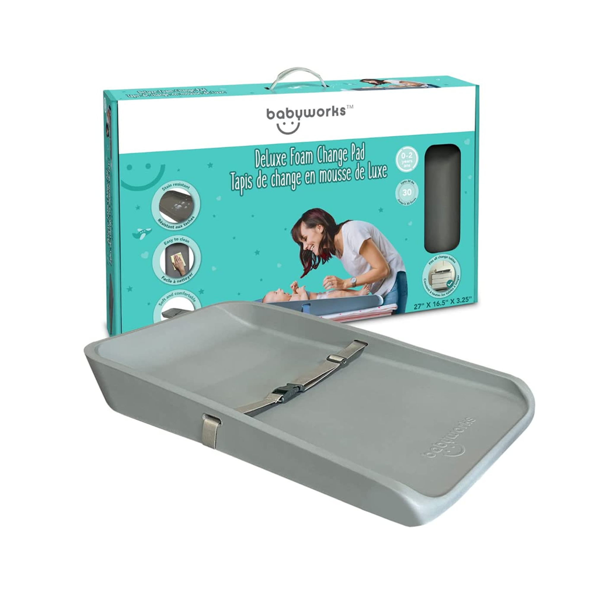 BABY WORKS Deluxe Foam Change Pad