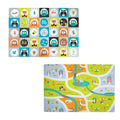 Tapis de jeu réversible BBLUV - Carreaux