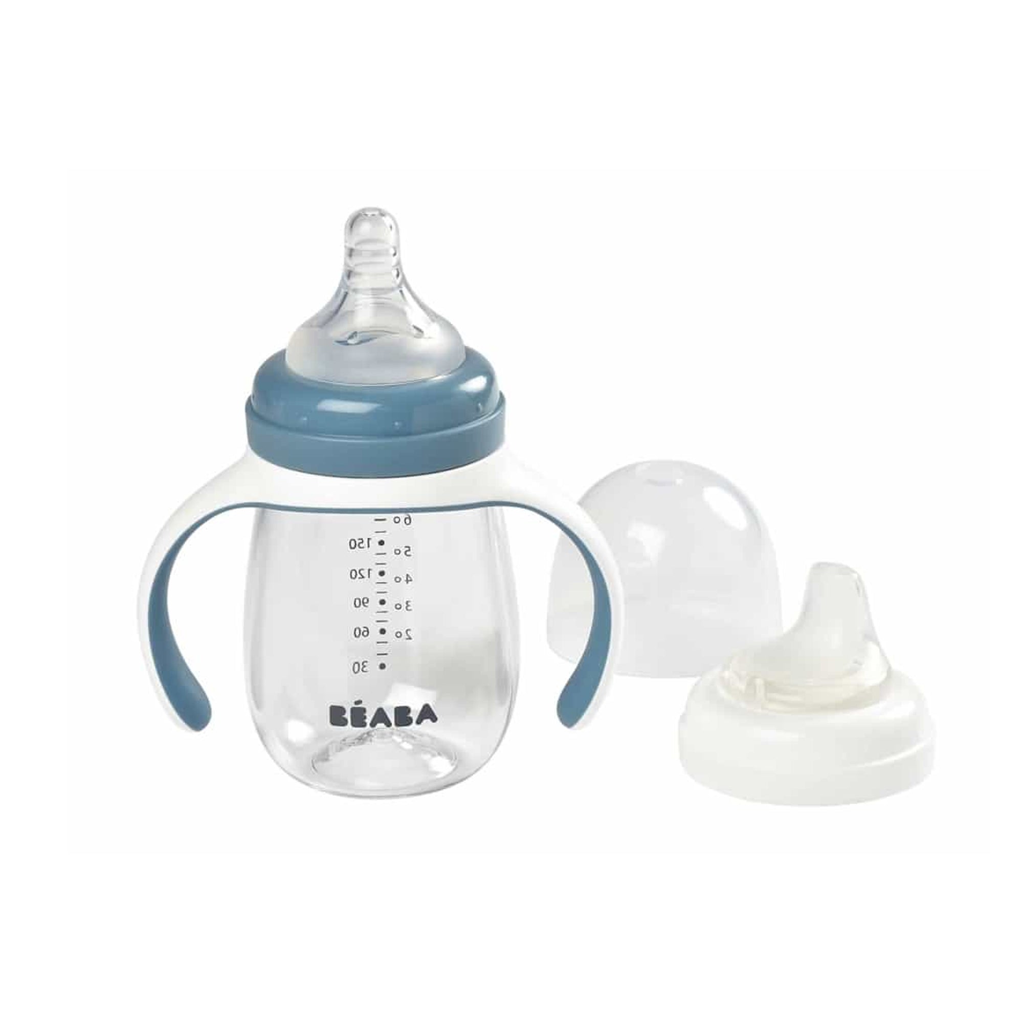 BEABA 2-In-1 Bottle To Sippy Learning Cup