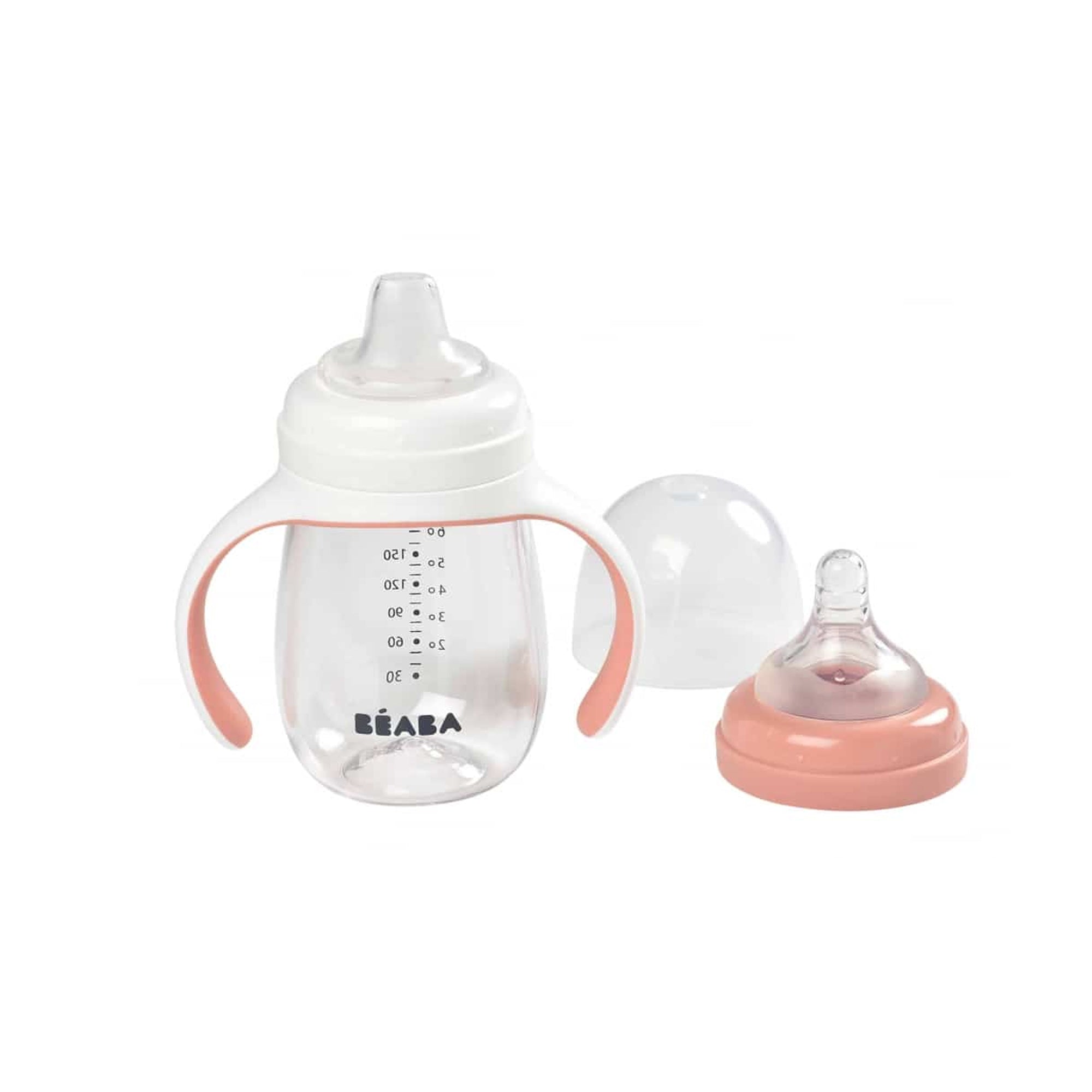 BEABA 2-In-1 Bottle To Sippy Learning Cup1