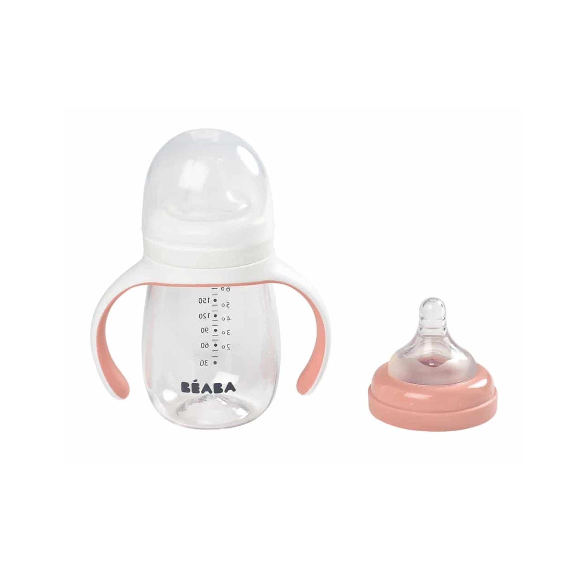 BEABA 2-In-1 Bottle To Sippy Learning Cup2