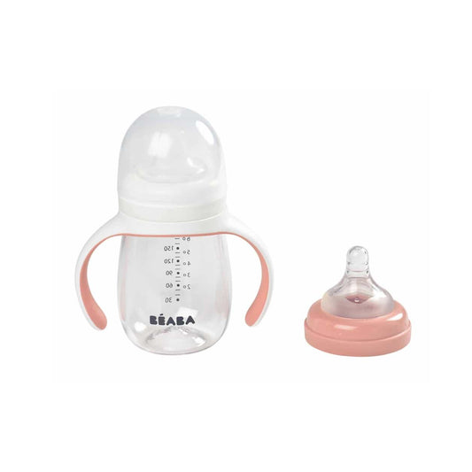 BEABA 2-In-1 Bottle To Sippy Learning Cup2