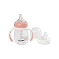 BEABA 2-In-1 Bottle To Sippy Learning Cup - Rose