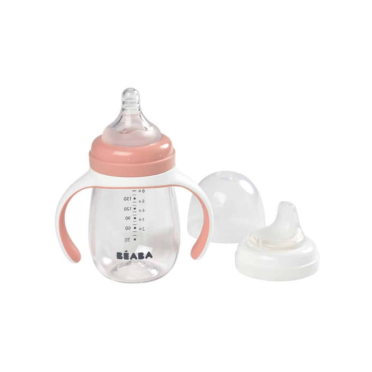 BEABA 2-In-1 Bottle To Sippy Learning Cup