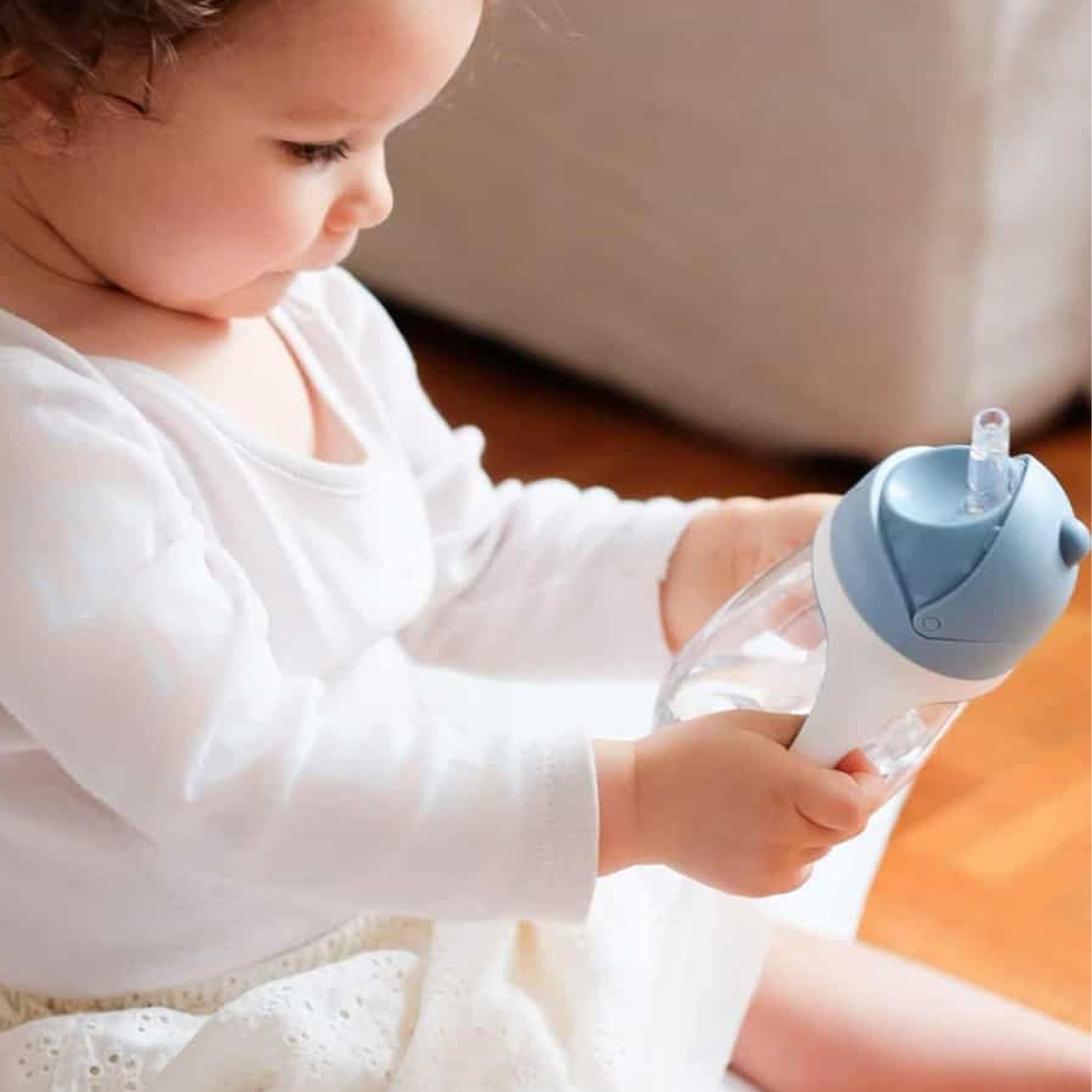 BEABA Straw Sippy Cup - Rain