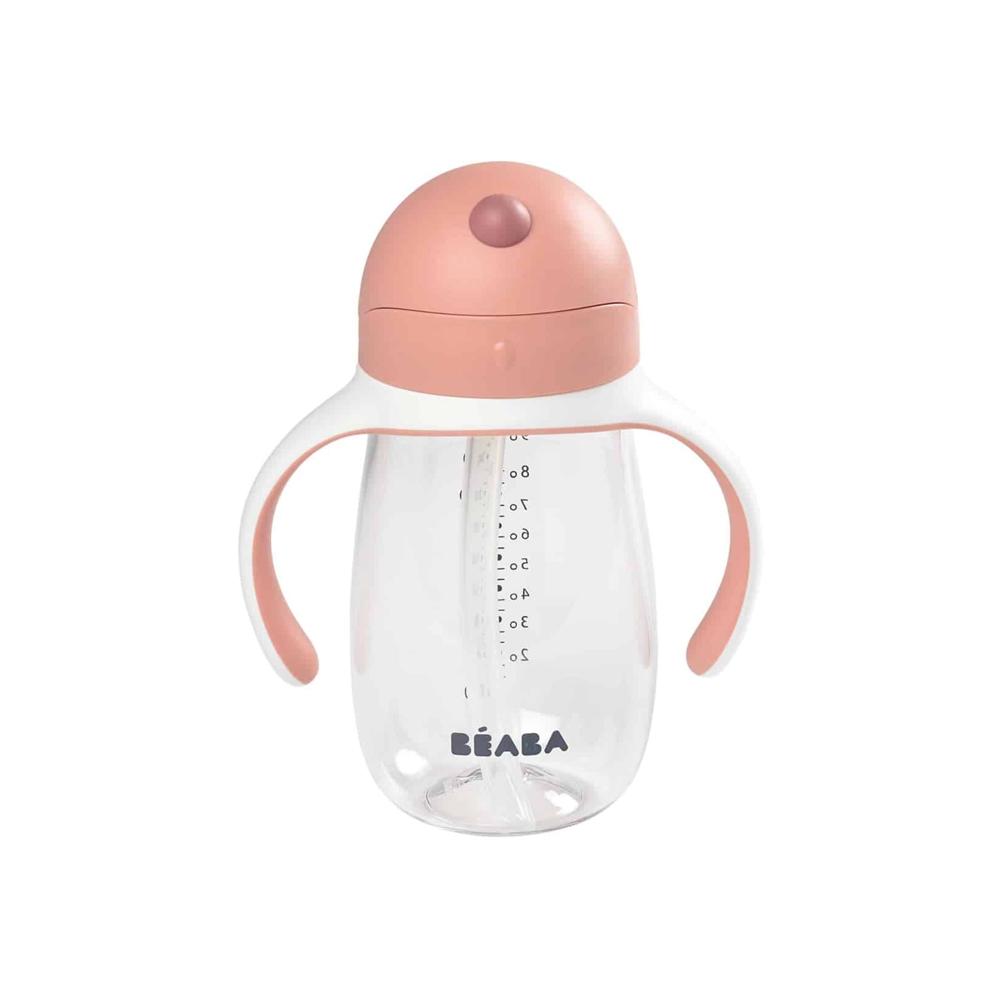 BEABA Straw Sippy Cup - Rose