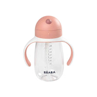 Thumbnail for BEABA Straw Sippy Cup - Rose