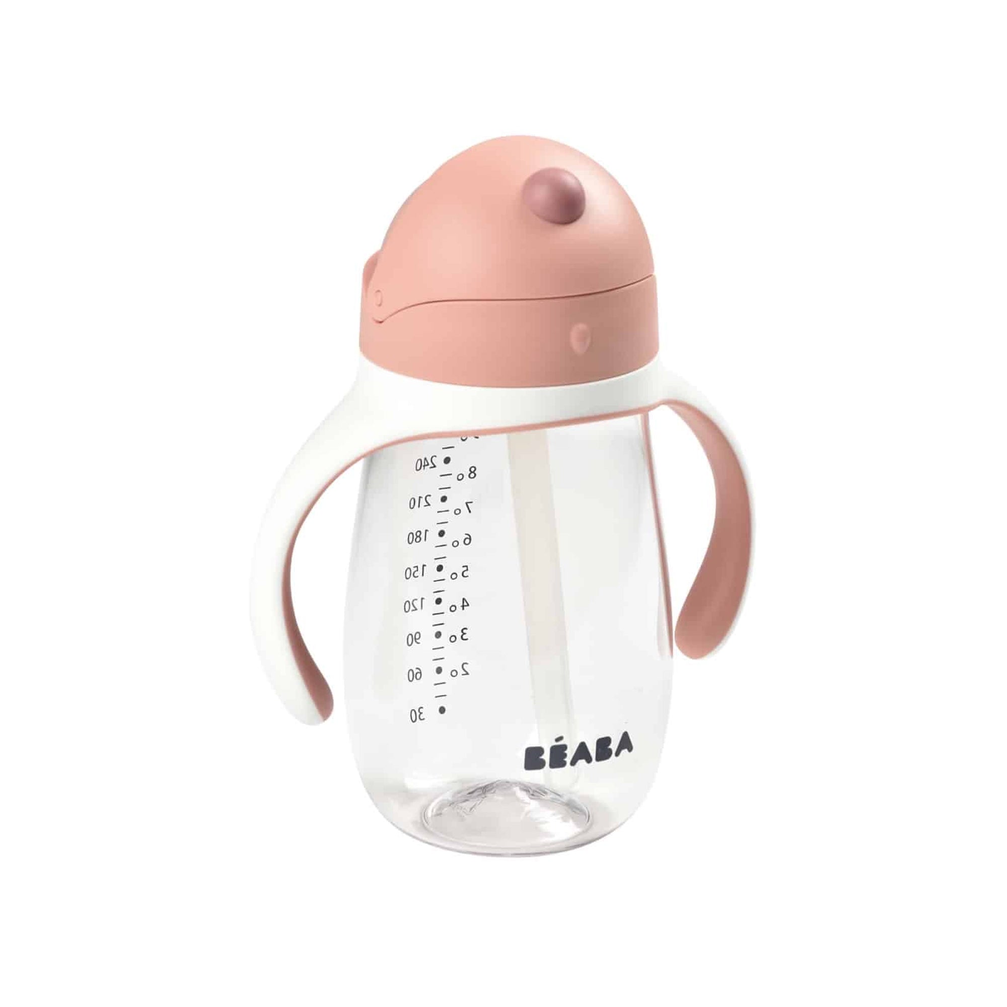 BEABA Straw Sippy Cup - Rose