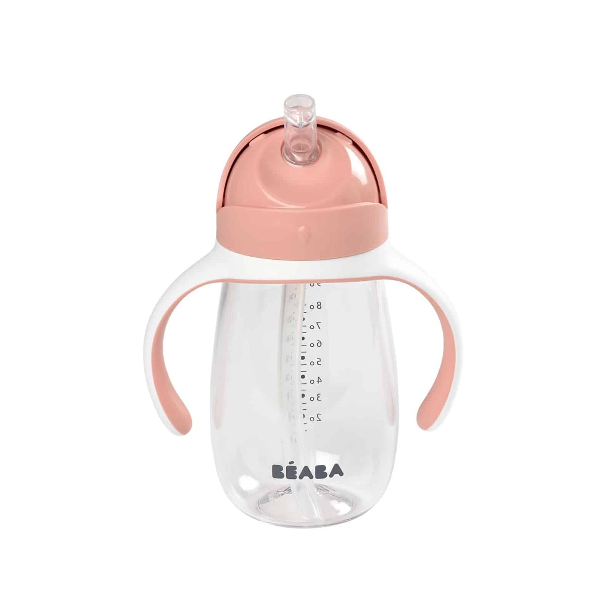 BEABA Straw Sippy Cup - Rose