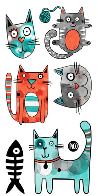 Thumbnail for PICO TATOO Temporary Tattoo - Bibi the Grey Cat