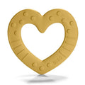 BIBS Baby Bitie Teether - Heart Mustard