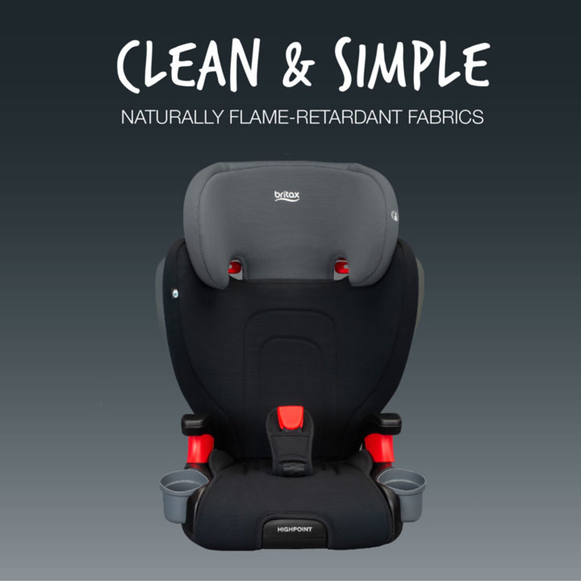 britax highpoint 2-stage booster seat Britax - Highpoint 2-Stage Booster Seat Safewash