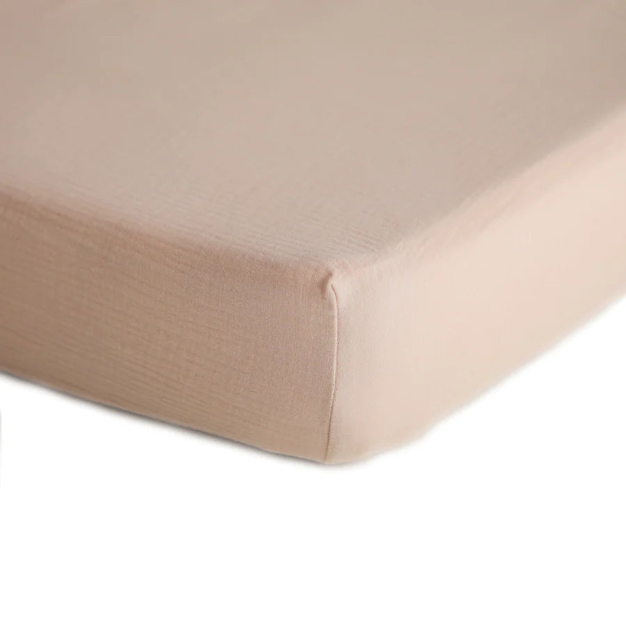 MUSHIE Extra Soft Muslin Crib Sheet