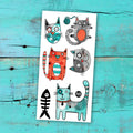Tatouage temporaire PICO TATOO - Bibi le chat gris
